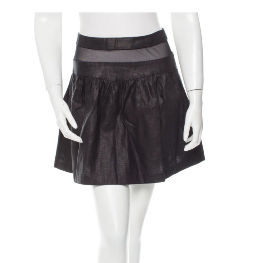 NOMIA Mesh-Paneled Mini Skirt - Picture 1 of 5